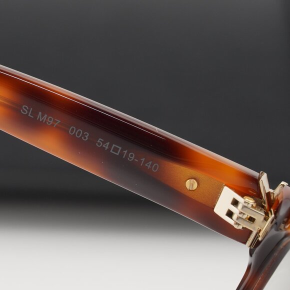 Saint Laurent SLM97 003 Square Eyeglasses - Havana 54mm - Picture 9 of 11